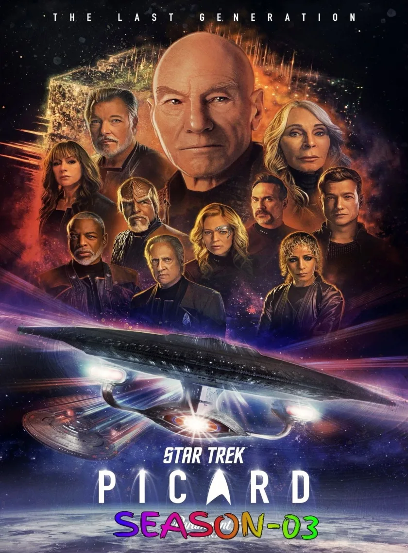 Star Trek - Picard S03 (2023) (Hindi + English) Dual Audio Completed Web Series HEVC ESub
