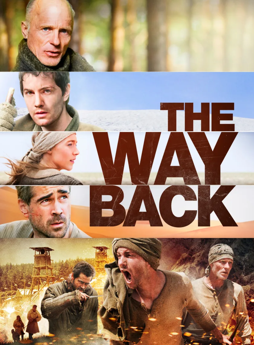 The Way Back (2010) (Hindi + English) Dual Audio Hollywood Movie BluRay HD ESub